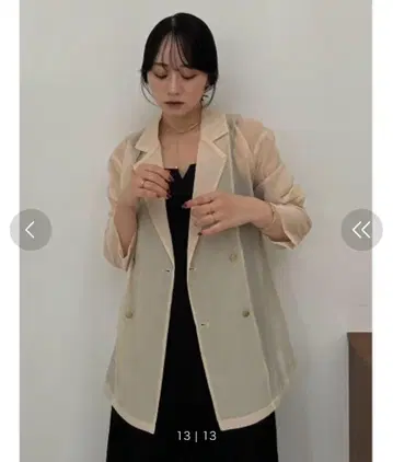 노자키 나나코 INTER FACTORY 시어 자켓