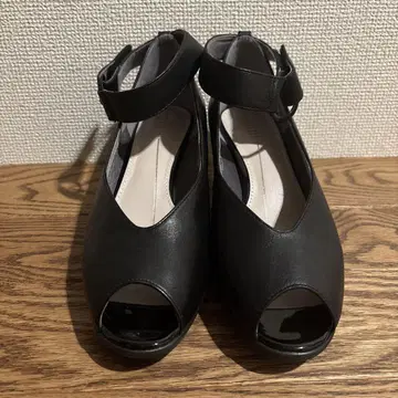 핏핏 플렉스 힐 스니커즈 오픈 토 블랙 24