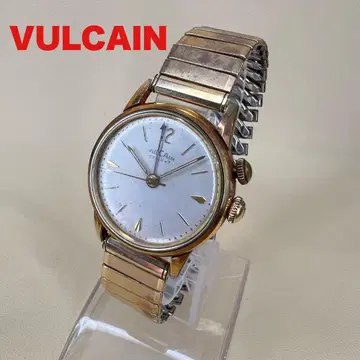 고정품 VULCAIN 발칸 시계 골드색
