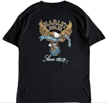 HARLEY 티셔츠 M 80s 할리데이비슨 USA제