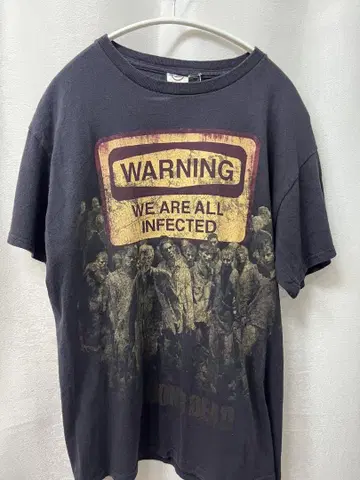워킹 데드 티셔츠 WARNING WE ARE ALL INFECTED