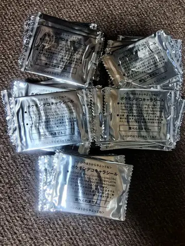 포켓몬 빵 데코 캐릭터 씰 미개봉 50장