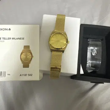 NIXON A1187 502 골드 시계