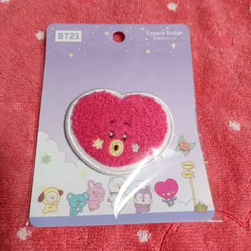 BTS 사가 자수 배지 TATA