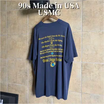 90년대 USA제 USMC 미국 해군 USNAVY 티셔츠