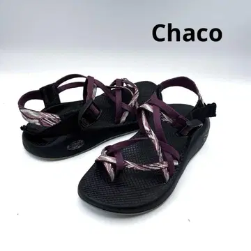 Chaco 샌들 Vibram 블랙 퍼플 24.5~25.0 정도