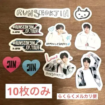RUNSEOKJIN in JAPAN 스티커 씰 10장
