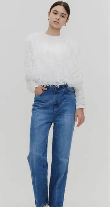 yori 리본 튤 베스트