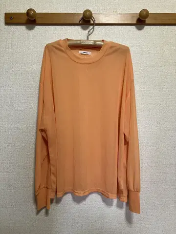 MURUA 무루아 새상품 블라우스 셔츠 시어 오렌지 F