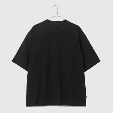 포켓 앤 크루 2팩 SS 티셔츠 (블랙)