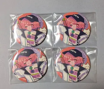 대요괴 로손 콜라보 LAWSON 캔뱃지 나루세 nqrse 4종 세트