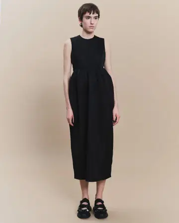 Bibiy. CAMELLIA RIBBON DRESS 블랙 새상품