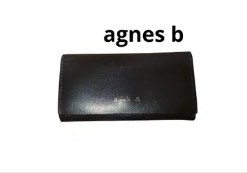 agnes b. 애니에스 베 가죽 키 케이스 키링 포함