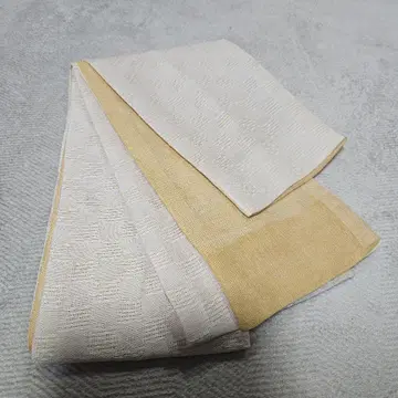 여름 옷에 어울리는 순수 린넨 오비, 일본제, 미사용품