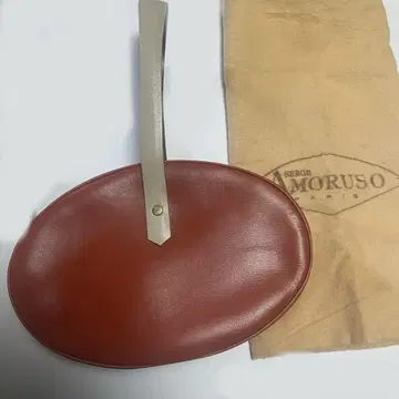레어 구하기 어려움 SERGE AMORUSO 빨간색 가죽 핸드백