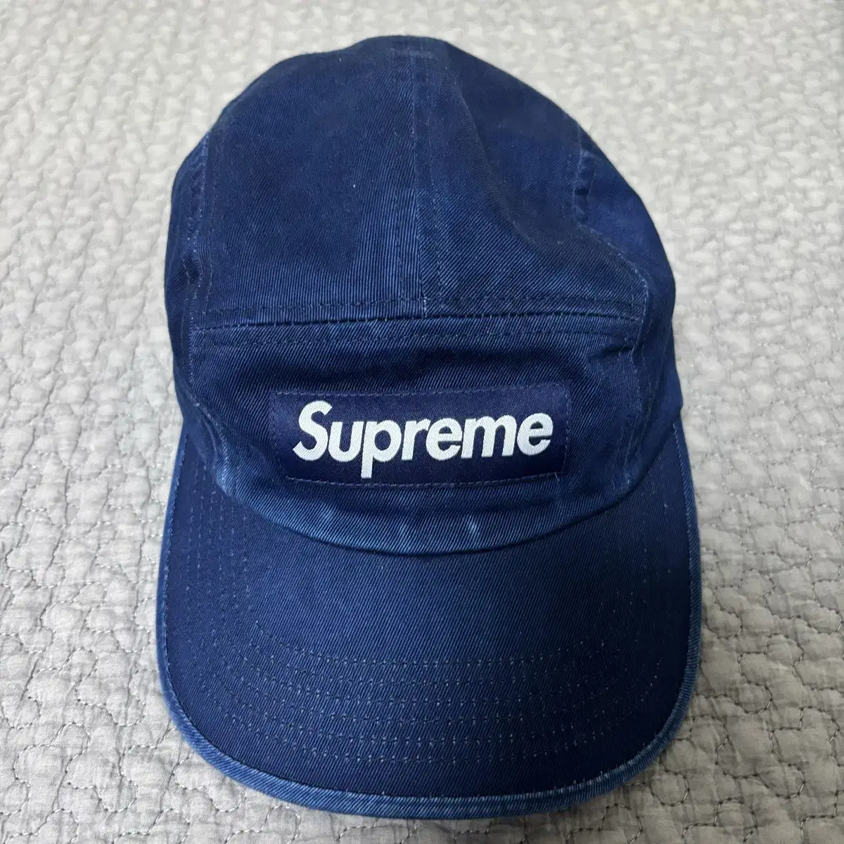 SUPREME | 슈프림 Supreme Washed Chino Twill Camp Cap Indigo