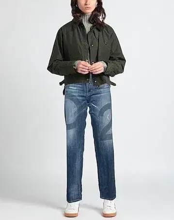 DSQUARED2 SKATER JEAN D2 로고 테이퍼드 데님 38