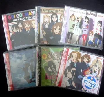 오비 포함 케이온! CD 6장 초회 한정판 K-ON! 방과 후 티타임