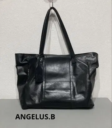 Angelus.A 가죽 토트백 천연 가죽