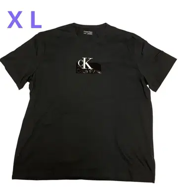 캘빈클라인 로고 티셔츠 블랙 X L