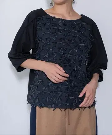 SLOBE IENA 린넨 혼방 보트넥 니트