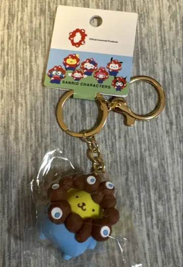 미개봉 산리오 밉밉 나리키리 입체 키링 폼폼푸딩
