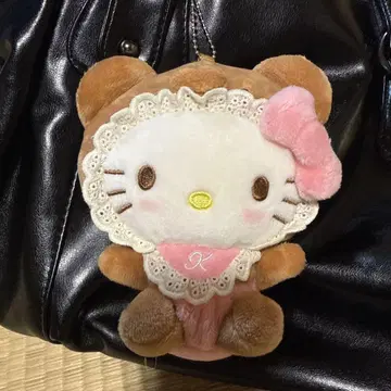 아베일 산리오 헬로키티 라떼 곰 마스코트 참