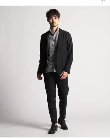 니콜 클럽 포맨 셋업 메쉬 디자인 자켓 셋업