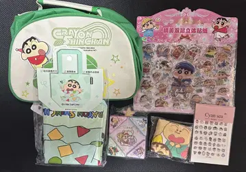 크레용 신짱 캐릭터 굿즈 세트