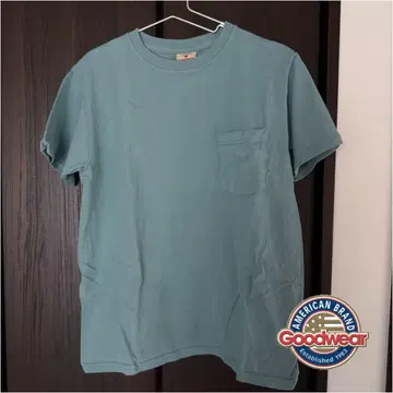 새상품급 Goodwear S/S CREW POCKET TEE