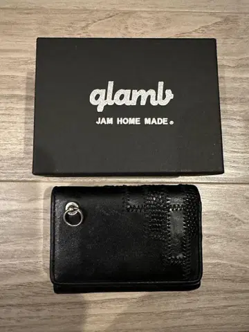 glamb 3단 폴더형 지갑 블랙