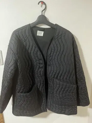 agawd 블랙 Wavy line blouson