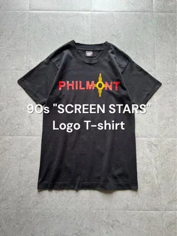 90s USA제 PHILMONT 로고 티셔츠 빈티지 싱글 스티치