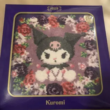 페이러 Kuromi 꽃무늬 손수건