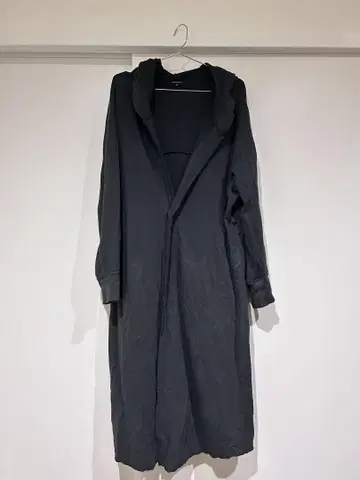 파드칼레 후드 부착 롱 코트