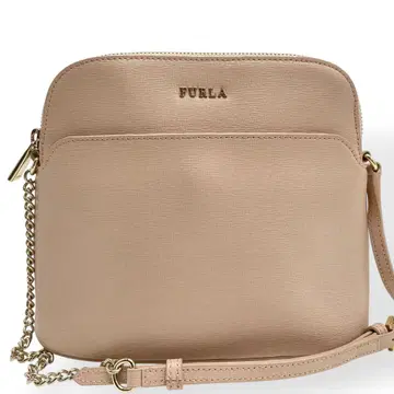 새상품급 훌라 FURLA 숄더백 마이키 가죽 사선 가케 핑크