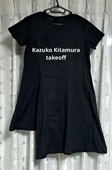 Kazuko Kitamura 테이크 오프 변형 셔츠 튜닉 원피스