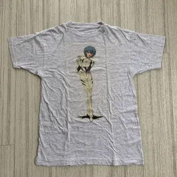 90년대 에반게리온 아야나미 레이 단독 그레이 대형 프린트