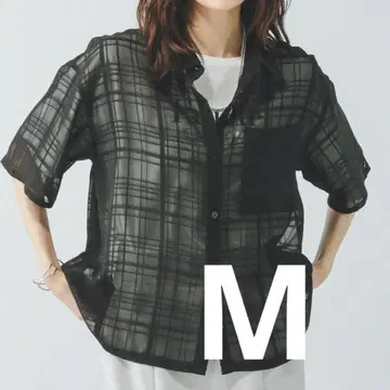 글로벌 워크 모듬 패턴 시어 셔츠 반팔