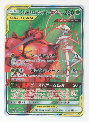 포켓몬 SM9b 055/054 마시부&페로체 GX SR