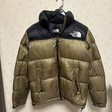 THE NORTH FACE 다운 자켓 후드 부착 올리브/블랙
