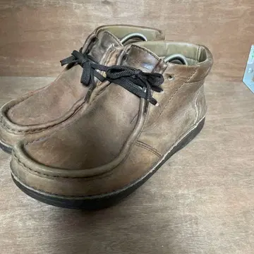 BIRKENSTOCK 부츠 가죽 브라운 27cm