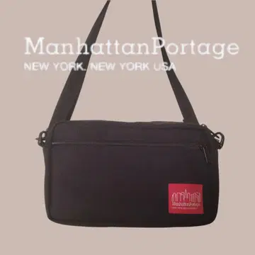 Manhattan Portage 블랙 조거 백 숄더백