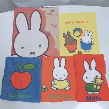 레어 당시 상품 미피 miffy 클리어 파일 책받침 타월 손수건