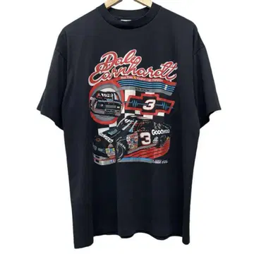 USA제 초레어 90년대 NASCAR 빅 실루엣 블랙 검정 티셔츠