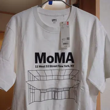 UT MoMA 그래픽 티셔츠 화이트