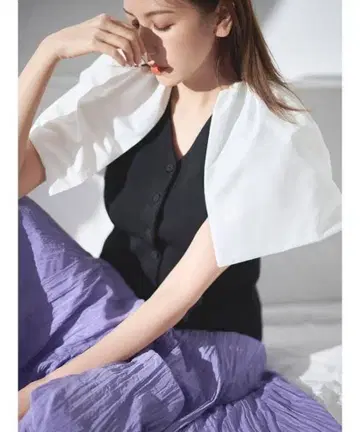 celford 케이프 니트 베스트