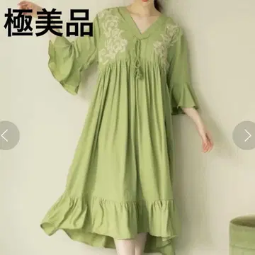 fifth calin 자수 플레어 슬리브 원피스 컨디션 최상