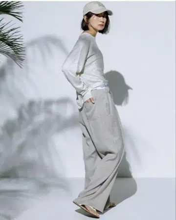FORME 히가시하라 아키 LINEN LIKE PANTS 베이지