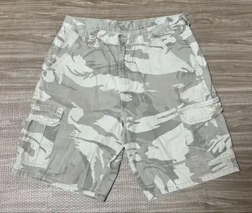 Wrangler 카모플라쥬 카고 하프 팬츠 32 카모플라쥬 패턴 숏 팬츠
